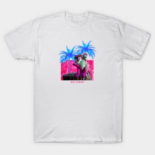 Spider Monkey Vaporwave Aesthetic T-Shirt